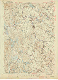 BUXTON, ME HISTORICAL MAP GEOPDF 15X15 G
