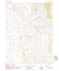 PAPOOSE CANYON, NV HISTORICAL MAP GEOPDF
