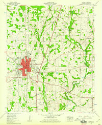 ATHENS, AL HISTORICAL MAP GEOPDF 7.5X7.5