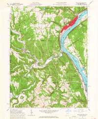 WELLSVILLE, OH-WV HISTORICAL MAP GEOPDF