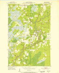 CASCO, MN HISTORICAL MAP GEOPDF 7.5X7.5