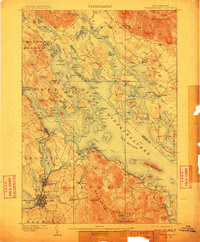 WINNIPESAUKEE, NH HISTORICAL MAP GEOPDF