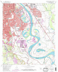 SHREVEPORT EAST, LA HISTORICAL MAP GEOPD