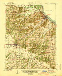 BOWLING GREEN, MO-IL HISTORICAL MAP GEOP