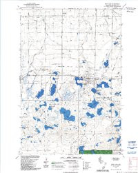 IRON LAKE, WI HISTORICAL MAP GEOPDF 7.5X