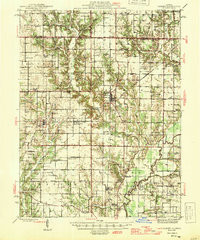 RAMSEY, IL HISTORICAL MAP GEOPDF 15X15 G