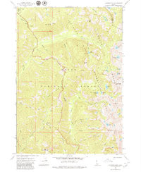 NAHNEKE MOUNTAIN, ID HISTORICAL MAP GEOP