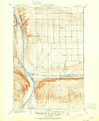 BEVERLY, WA HISTORICAL MAP GEOPDF 15X15