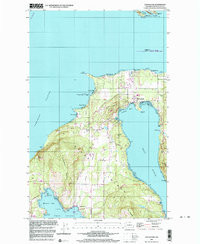 EASTSOUND, WA HISTORICAL MAP GEOPDF 7.5X