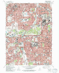 WHEATON, IL HISTORICAL MAP GEOPDF 7.5X7.