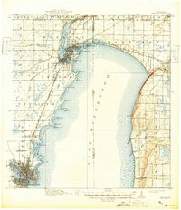 NEENAH, WI HISTORICAL MAP GEOPDF 15X15 G