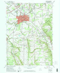 HAMBURG, NY HISTORICAL MAP GEOPDF 7.5X7.