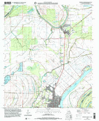FERRIDAY NORTH, LA-MS HISTORICAL MAP GEO