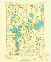 WATERFORD, WI HISTORICAL MAP GEOPDF 7.5X