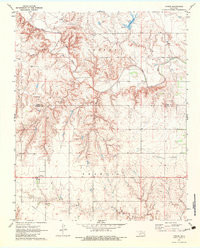 VINSON, OK HISTORICAL MAP GEOPDF 7.5X7.5