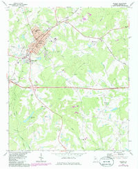 MADISON, GA HISTORICAL MAP GEOPDF 7.5X7.