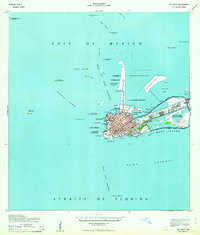 KEY WEST, FL HISTORICAL MAP GEOPDF 7.5X7