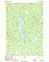 EMBDEN POND, ME HISTORICAL MAP GEOPDF 7.