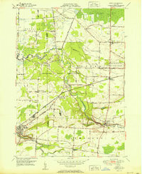 AKRON, NY HISTORICAL MAP GEOPDF 7.5X7.5