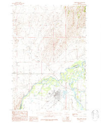 THREE FORKS, MT HISTORICAL MAP GEOPDF 7.