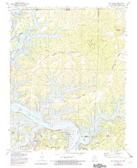 BULL SHOALS, AR-MO HISTORICAL MAP GEOPDF