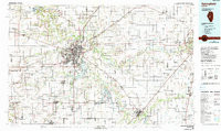 SPRINGFIELD, IL HISTORICAL MAP GEOPDF 30