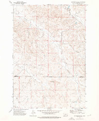 RATTLESNAKE HILL, MT HISTORICAL MAP GEOP