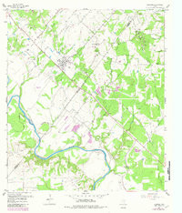 ELLINGER, TX HISTORICAL MAP GEOPDF 7.5X7