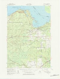 BRIMLEY, MI HISTORICAL MAP GEOPDF 15X15