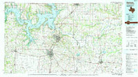 SHERMAN, TX-OK HISTORICAL MAP GEOPDF 30X