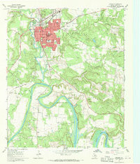 GRAHAM, TX HISTORICAL MAP GEOPDF 7.5X7.5