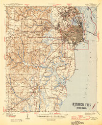 MOBILE, AL HISTORICAL MAP GEOPDF 15X15 G