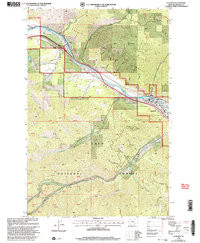 SUPERIOR, MT HISTORICAL MAP GEOPDF 7.5X7