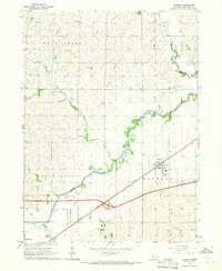 WAVERLY, NE HISTORICAL MAP GEOPDF 7.5X7.