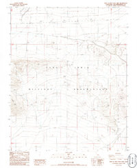 WEST OF RED PASS LAKE, CA HISTORICAL MAP