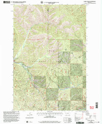 LUPINE CREEK, MT HISTORICAL MAP GEOPDF 7