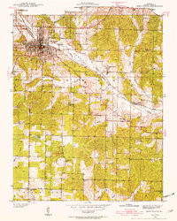 WEST PLAINS, MO HISTORICAL MAP GEOPDF 7.