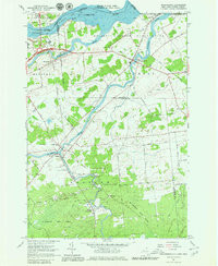 HOGANSBURG, NY HISTORICAL MAP GEOPDF 7.5