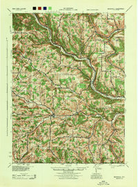 WOODHULL, NY-PA HISTORICAL MAP GEOPDF 15