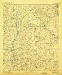 CLANTON, AL HISTORICAL MAP GEOPDF 30X30