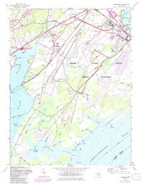 PERRYMAN, MD HISTORICAL MAP GEOPDF 7.5X7