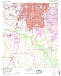 MONTGOMERY SOUTH, AL HISTORICAL MAP GEOP