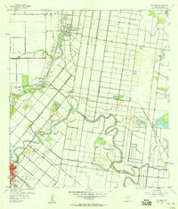 RIO HONDO, TX HISTORICAL MAP GEOPDF 7.5X
