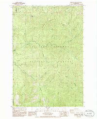 GUMBOOT MOUNTAIN, WA HISTORICAL MAP GEOP