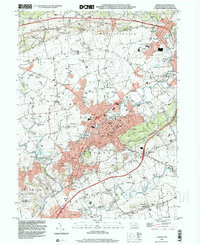 EPHRATA, PA HISTORICAL MAP GEOPDF 7.5X7.