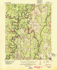 GREGORY, AR HISTORICAL MAP GEOPDF 15X15