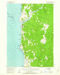 GOLD BEACH, OR HISTORICAL MAP GEOPDF 15X
