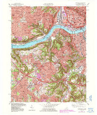COVINGTON, KY-OH HISTORICAL MAP GEOPDF 7