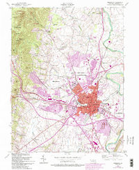 FREDERICK, MD HISTORICAL MAP GEOPDF 7.5X
