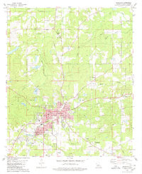 MANSFIELD, LA HISTORICAL MAP GEOPDF 7.5X
